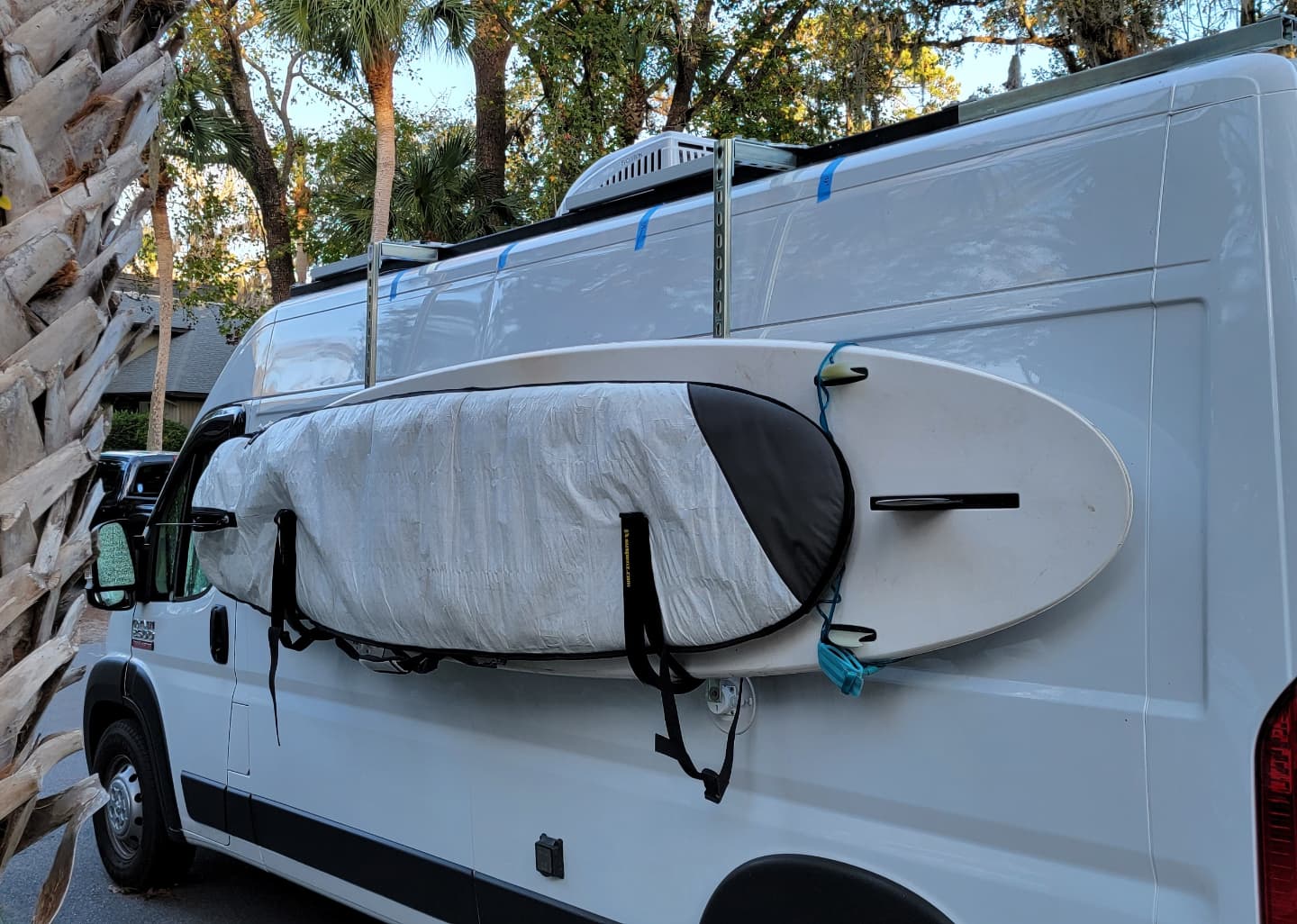 DIY side van SUP Surf Rack The Build Van life Forum Project Van Life