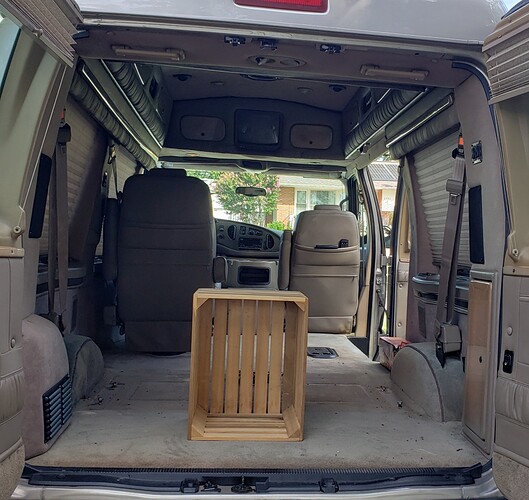 inside van