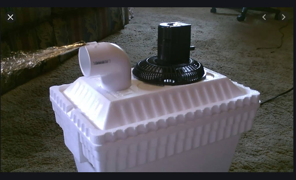 DIY Ice chest Air Conditioning - Copper coil vs Blower - Heating & Air Is There Supposed To Be Styrofoam In My Air Conditioner