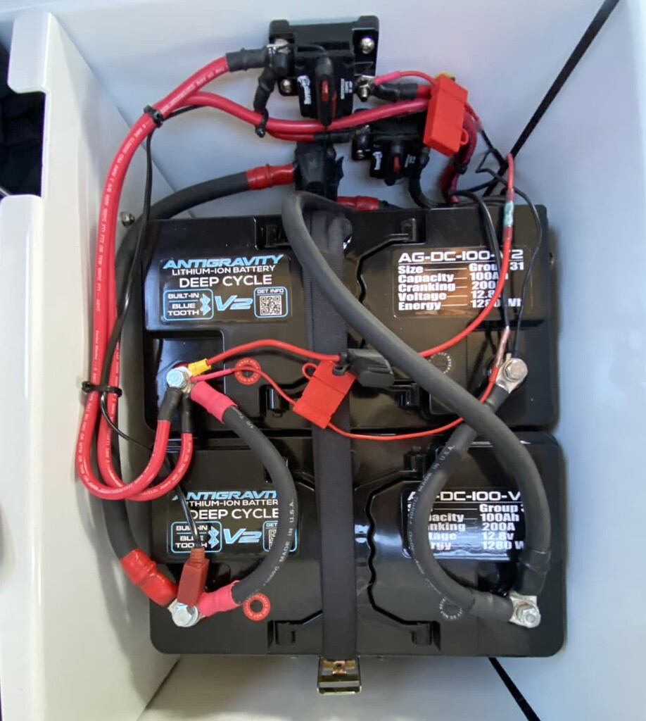 For sale 2 x Antigravity DC100V2 Deep Cycle Battery (100ah